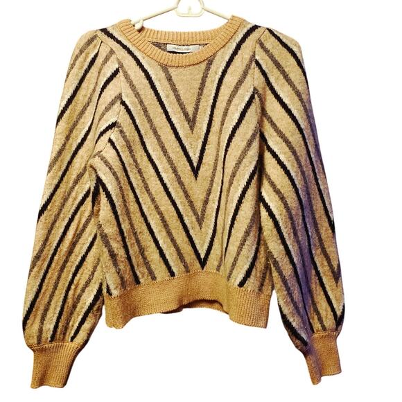 Stitches & Stripes striped wool blend sweater size medium - Picture 1 of 5